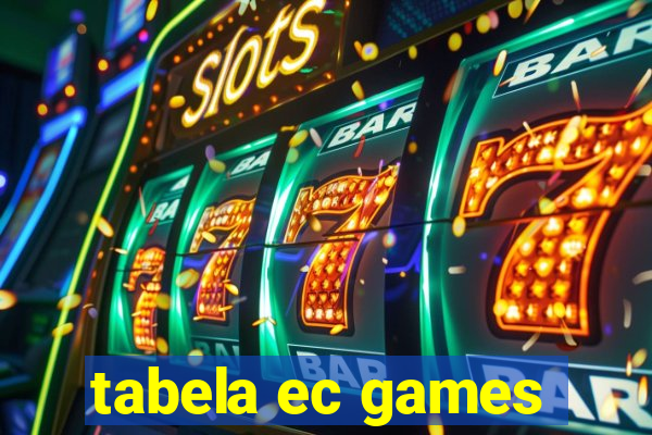 tabela ec games